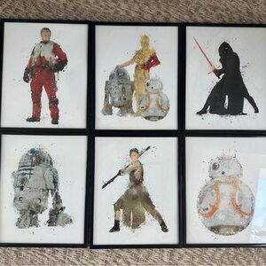 Star Wars framed art